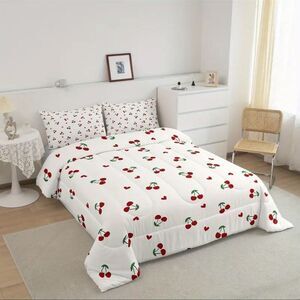 T.J.Maxx Cherry Pattern Comforter Set For Full bed
